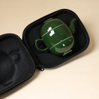 Deep Green Moon White Travel Tea Set — view 5
