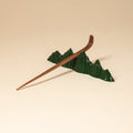 Deep Green Mountain Brush Rest — view 1