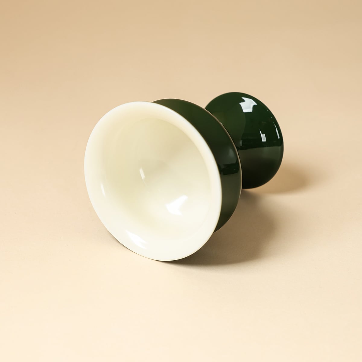 Deep Green Pedestal Incense Burner — view 3