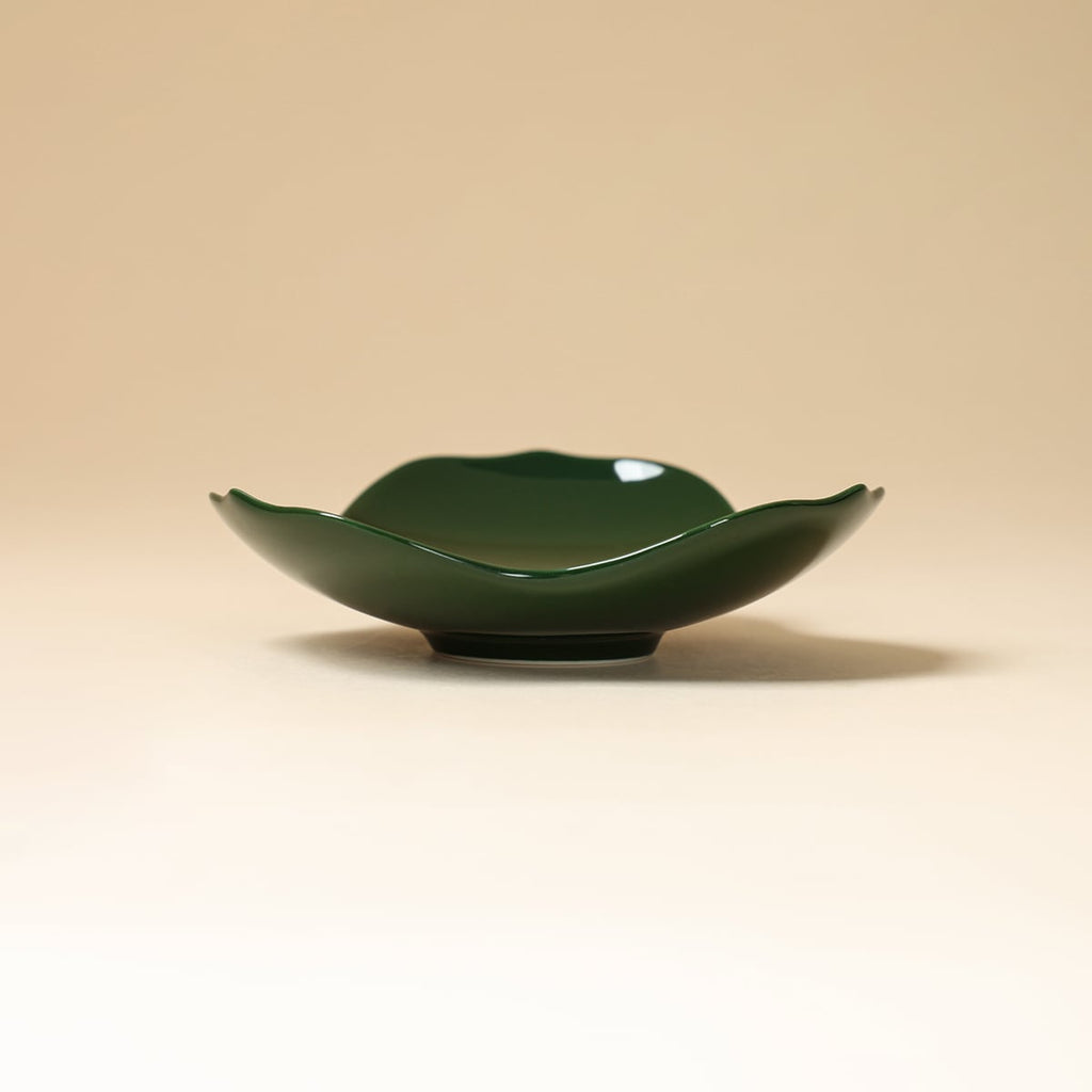 Deep Green Petal Coaster — view 4