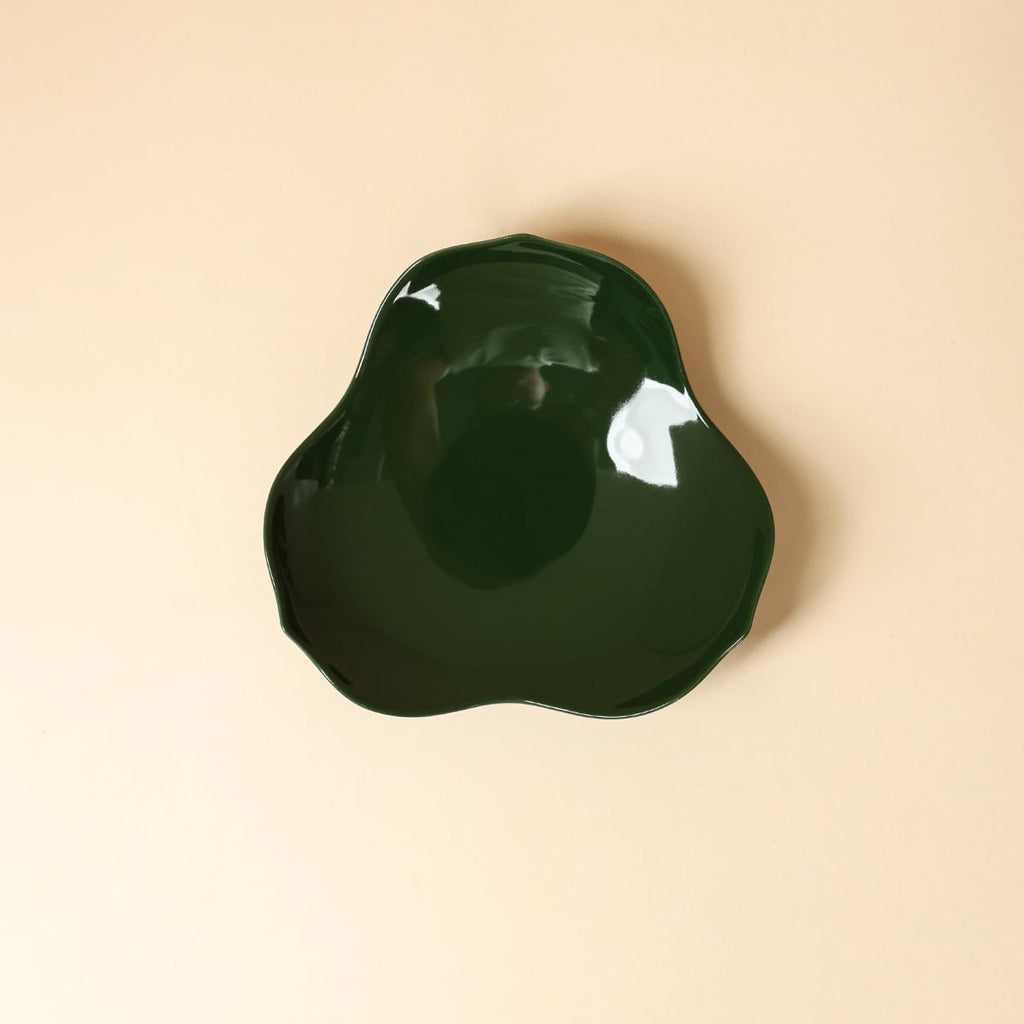 Deep Green Petal Coaster — view 5