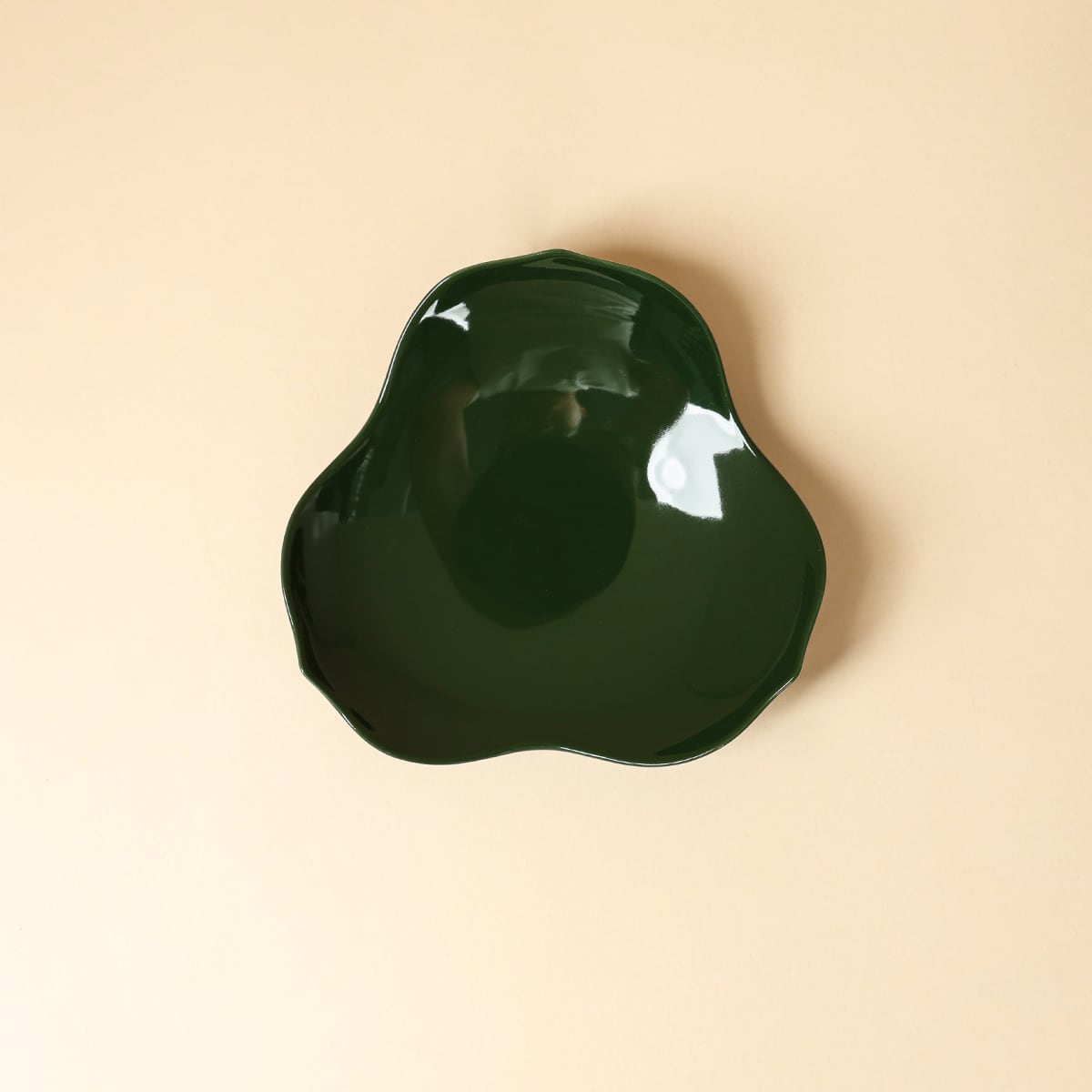 Deep Green Petal Coaster — view 5
