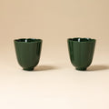 Deep Green Petal Cup — view 1