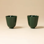 Deep Green Petal Cup — view 1
