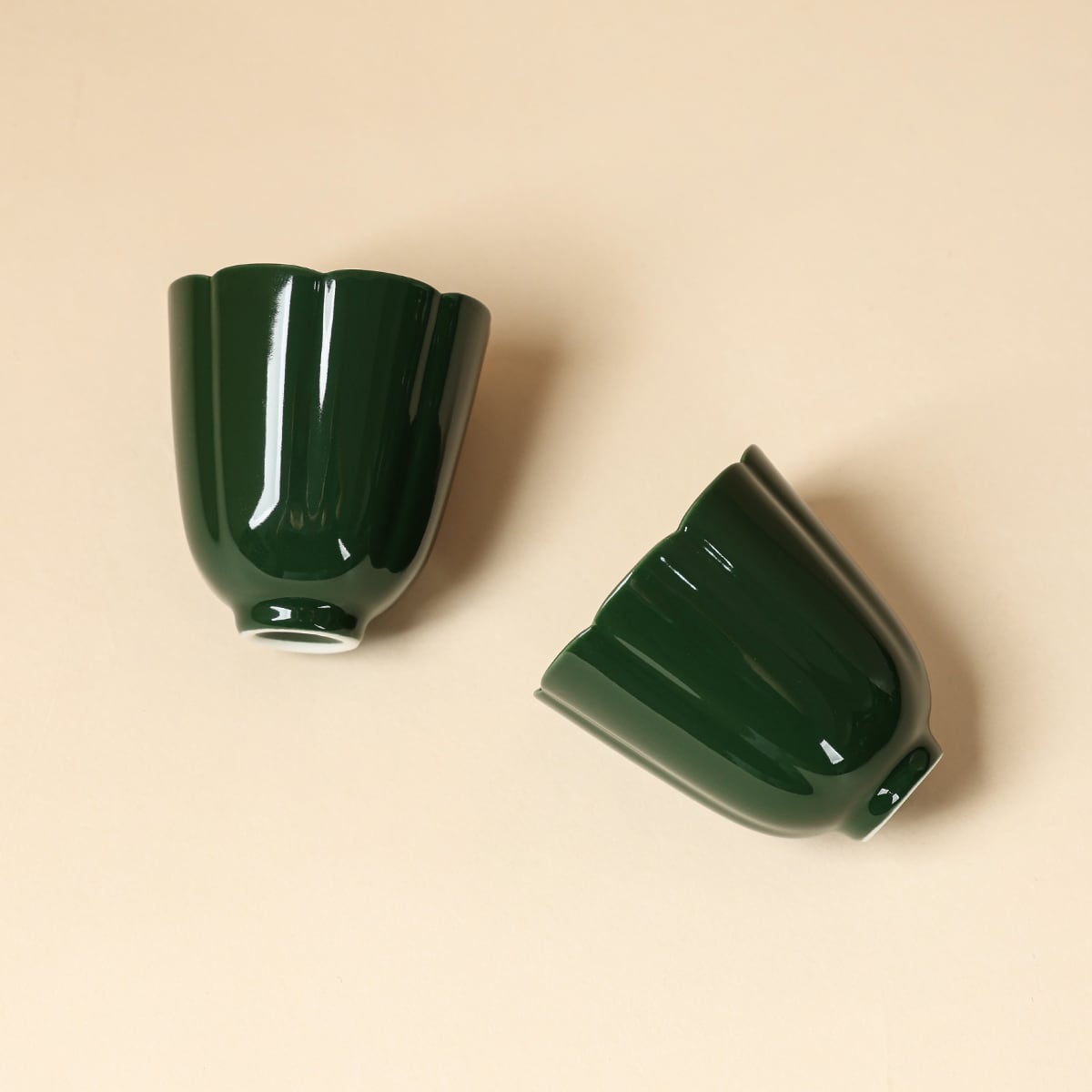 Deep Green Petal Cup — view 4