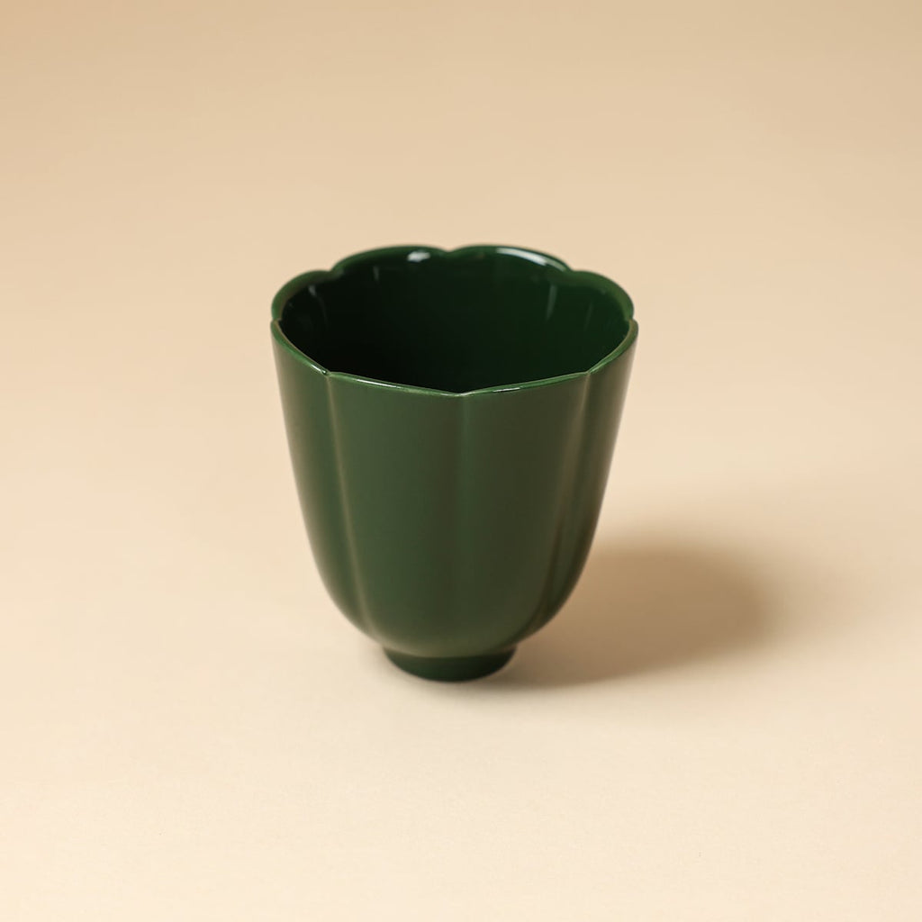 Deep Green Petal Cup — view 5