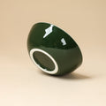 Deep Green Reclining Bamboo Cup — view 1