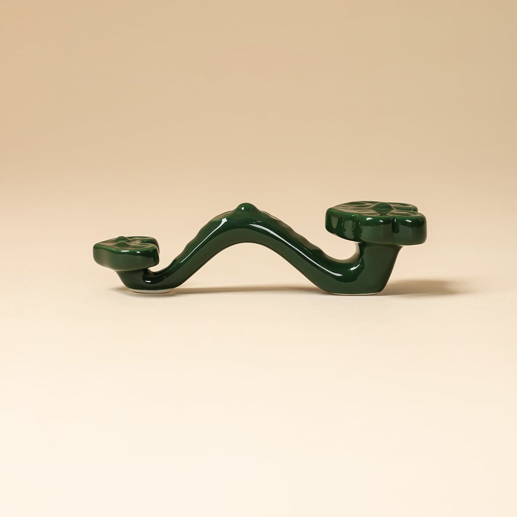 Deep Green Ruyi Brush Rest — view 5