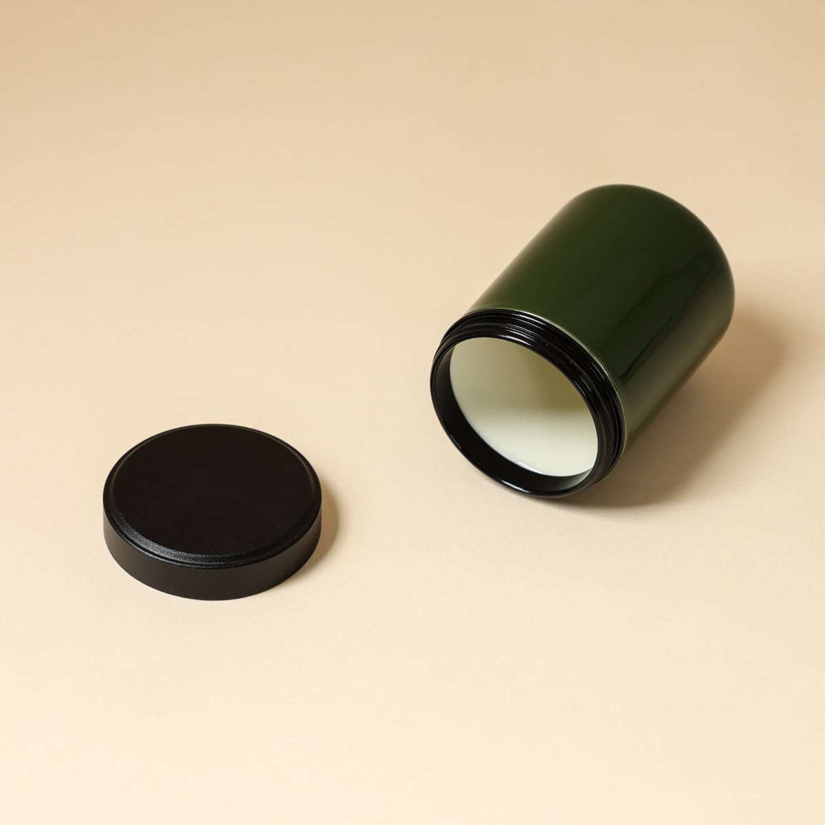 Deep Green Small Tea Caddy