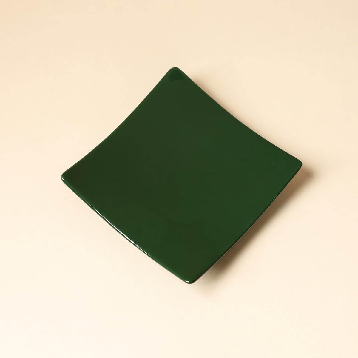 Deep Green Tile Coaster — view 5