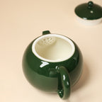 Deep Green Xishi Teapot — view 3