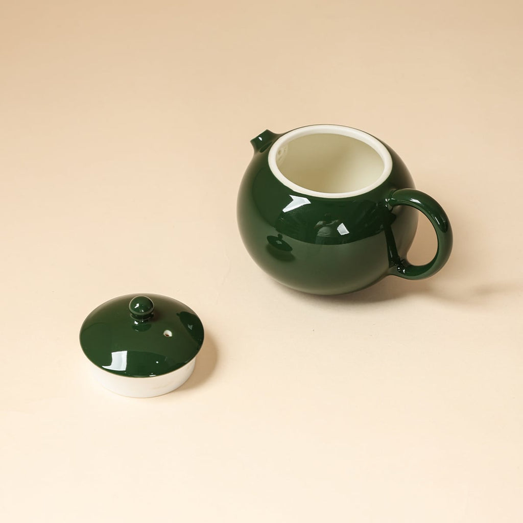 Deep Green Xishi Teapot — view 4
