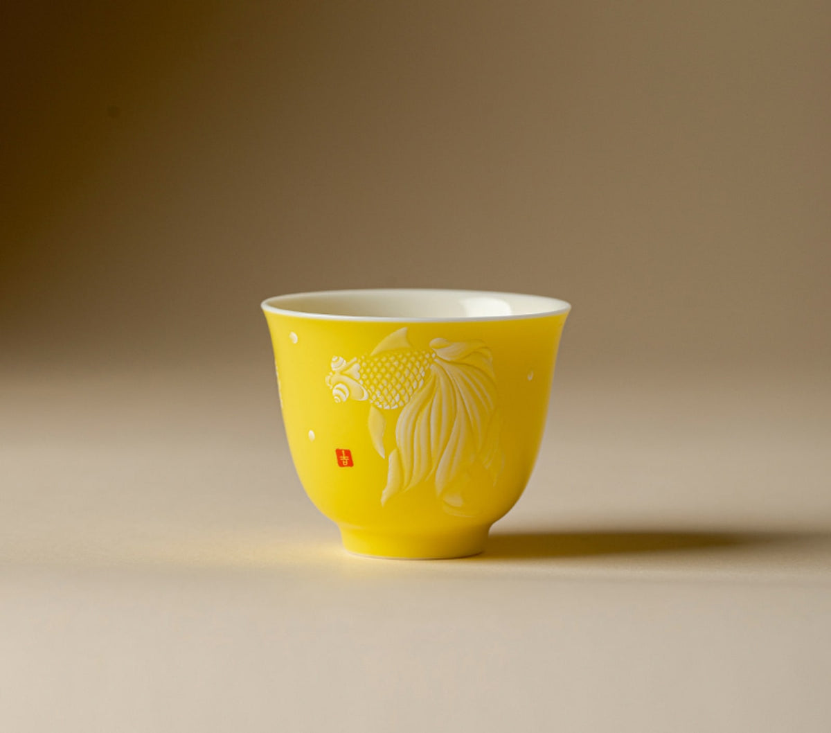 Fish in Water Flower Spirit Cup
