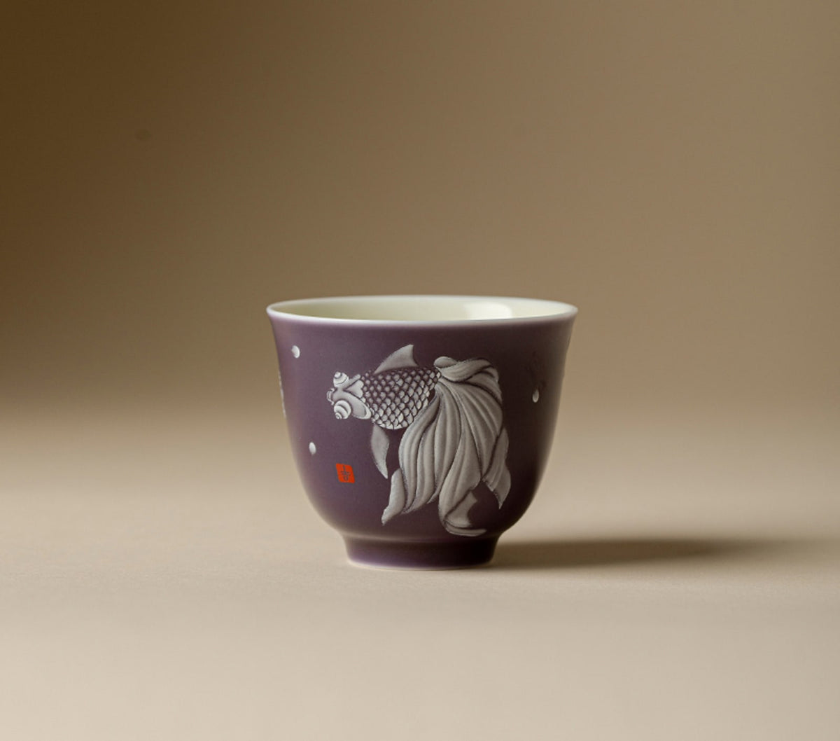 Fish in Water Flower Spirit Cup