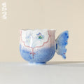 Hand-Painted Butterfly Garden Butterfly Handle Tasting Cup — view 2