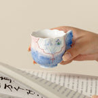 Hand-Painted Butterfly Garden Butterfly Handle Tasting Cup — view 3