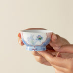 Hand-Painted Butterfly Garden Joyful Tasting Cup — view 3