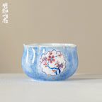 Hand-Painted Snow Plum Petal Tasting Cup — view 2
