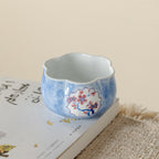 Hand-Painted Snow Plum Petal Tasting Cup — view 5