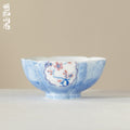 Hand-Painted Snow Plum Wide Petal-Rim Tasting Cup — view 2