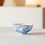 Hand-Painted Snow Plum Wide Petal-Rim Tasting Cup — view 5