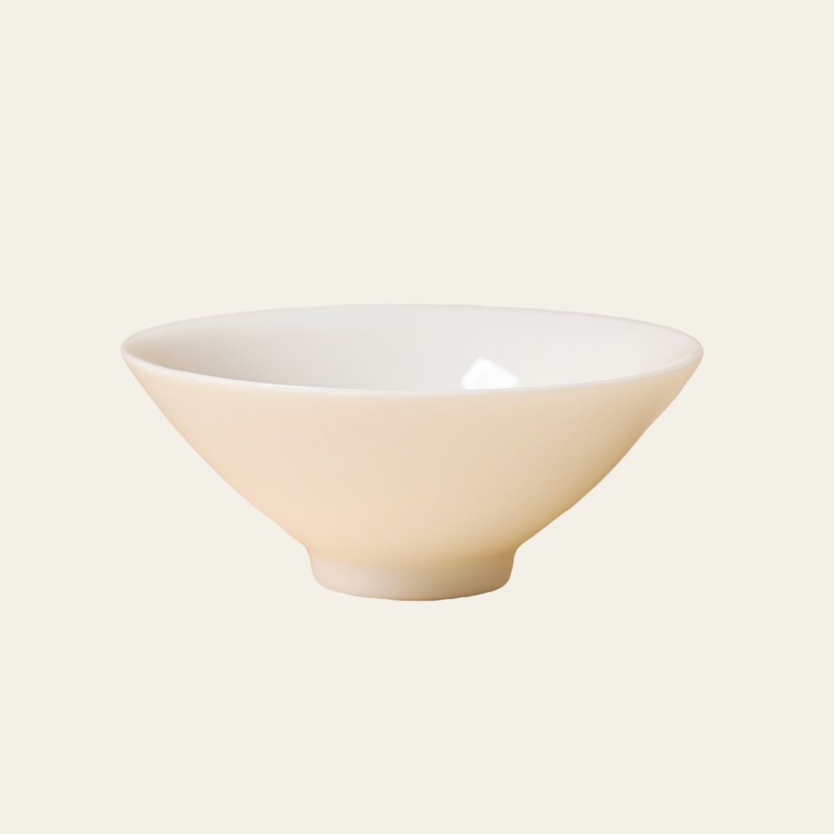 Ivory White Conical Hat Cup