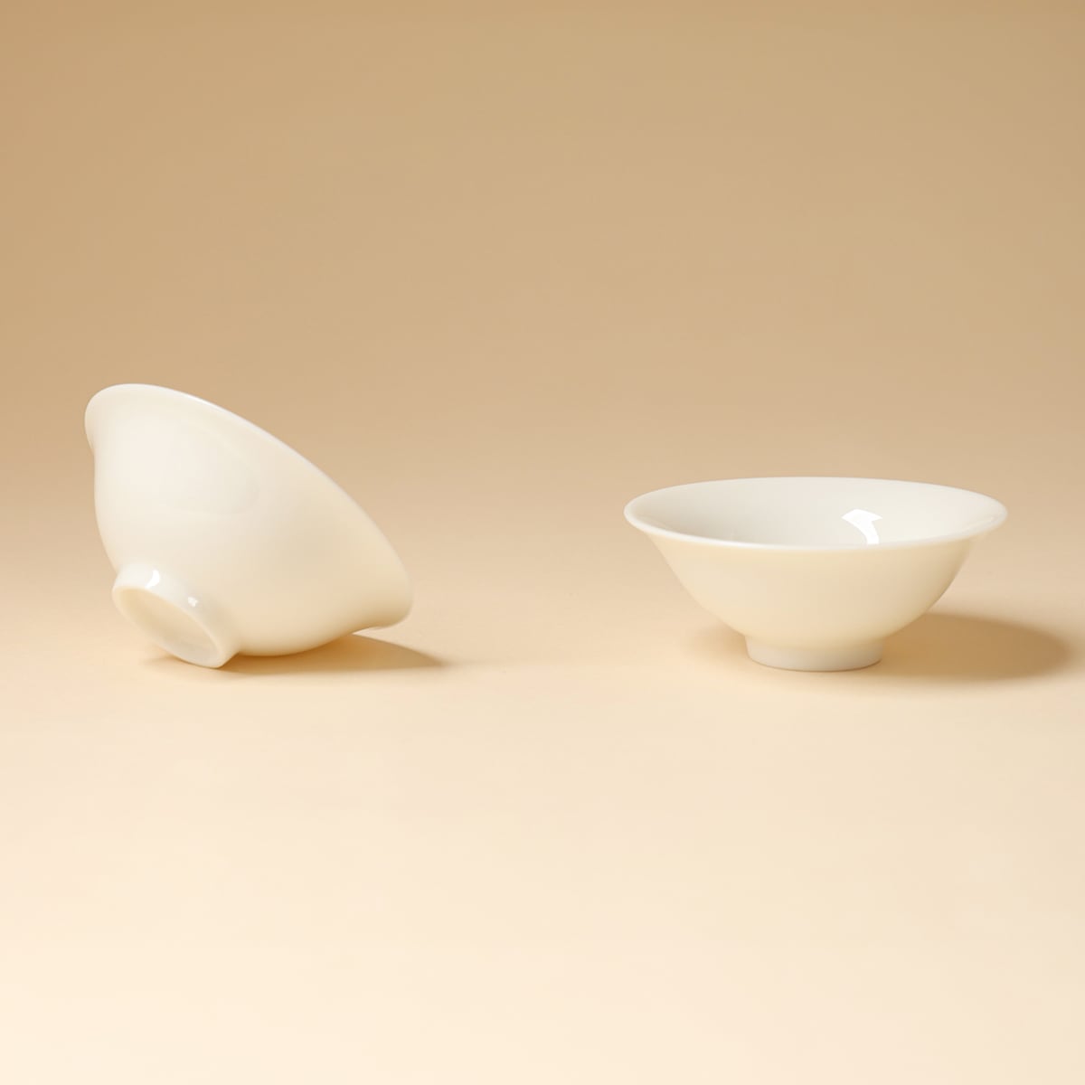 Ivory White Flared-Rim Cup