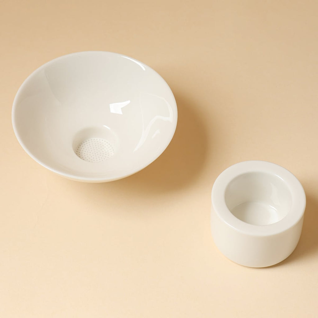 Ivory White Jinzhao Tea Strainer — view 4