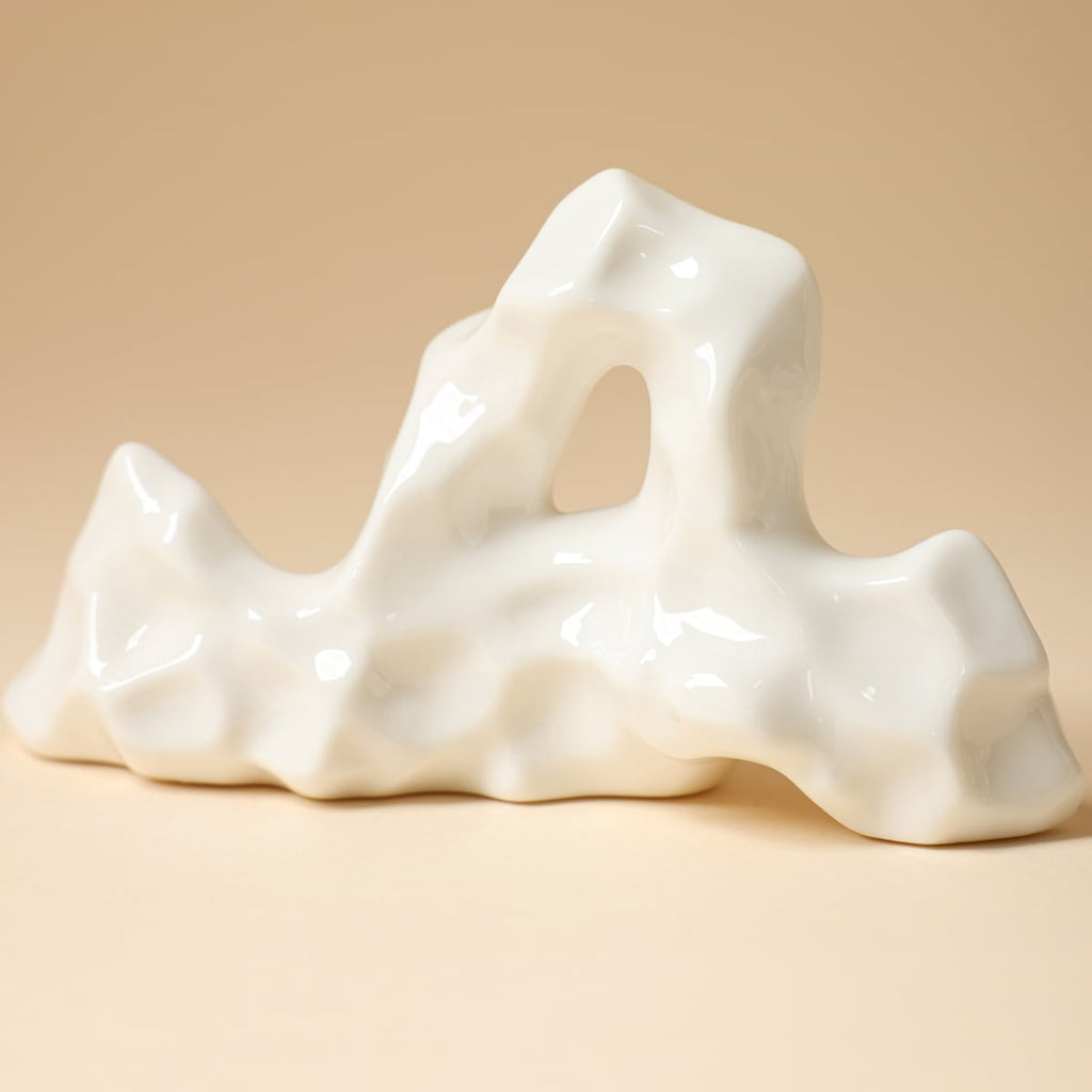 Ivory White Mountain Chopstick Rest — view 3