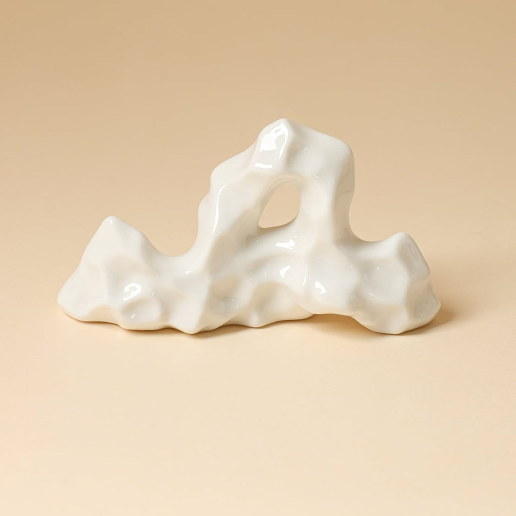 Ivory White Mountain Chopstick Rest — view 4