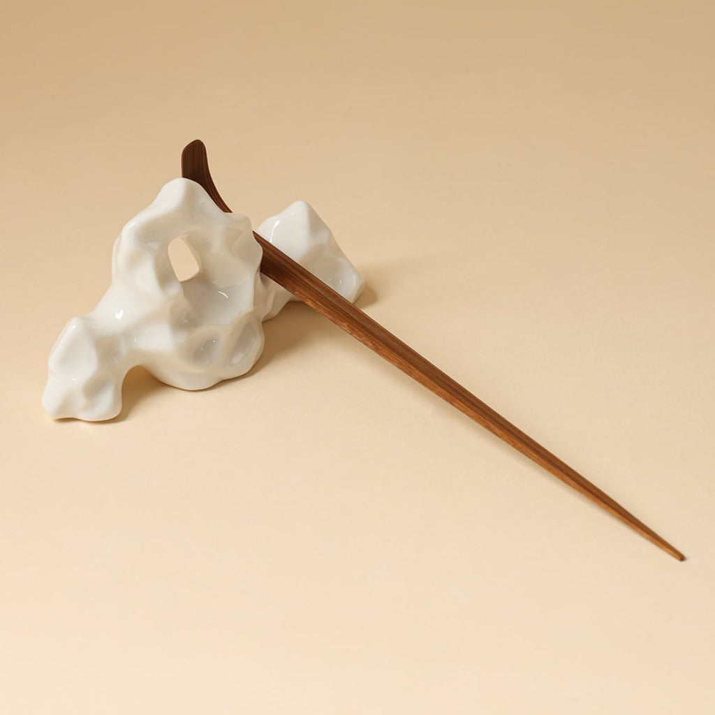 Ivory White Mountain Chopstick Rest — view 5