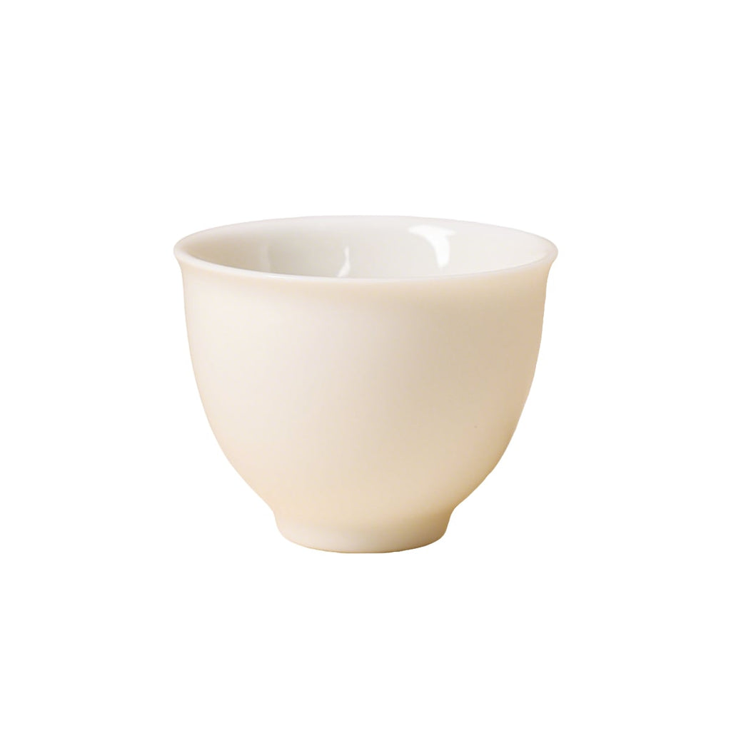 Ivory White Plain Cup — view 1