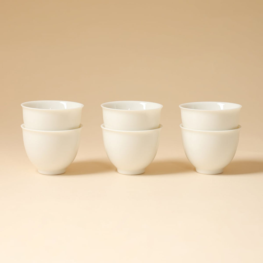 Ivory White Plain Cup — view 4