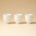 Ivory White Plain Cup — view 4