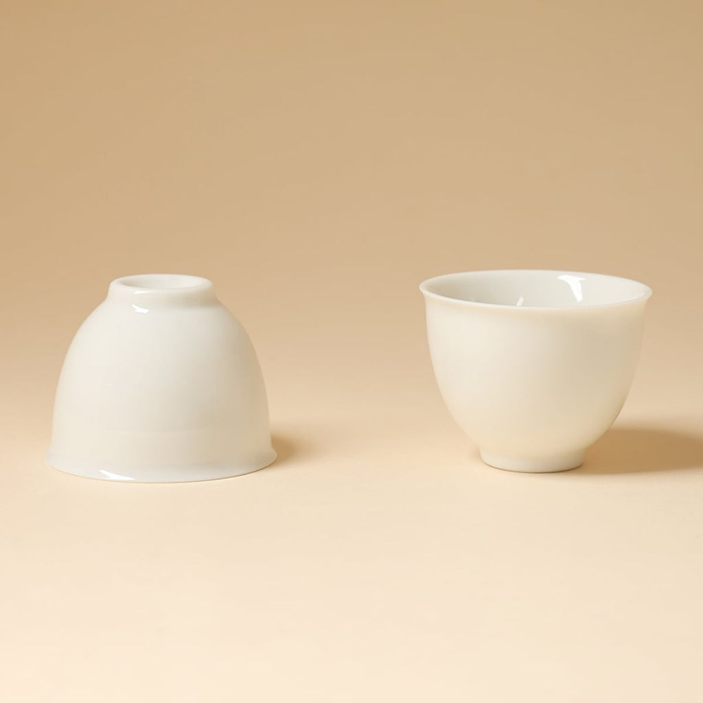 Ivory White Plain Cup — view 5