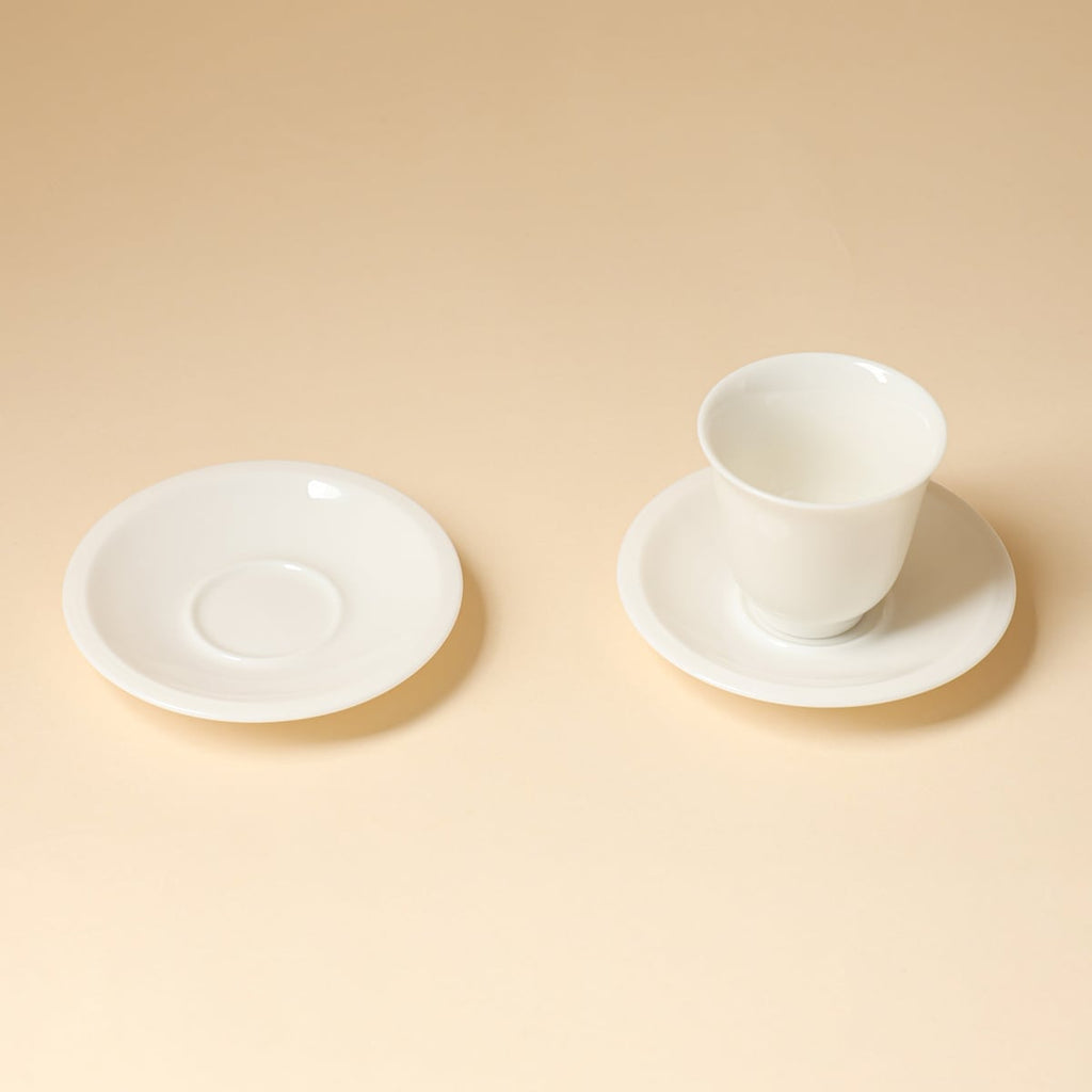 Ivory White Quiet Elegance Coaster — view 5