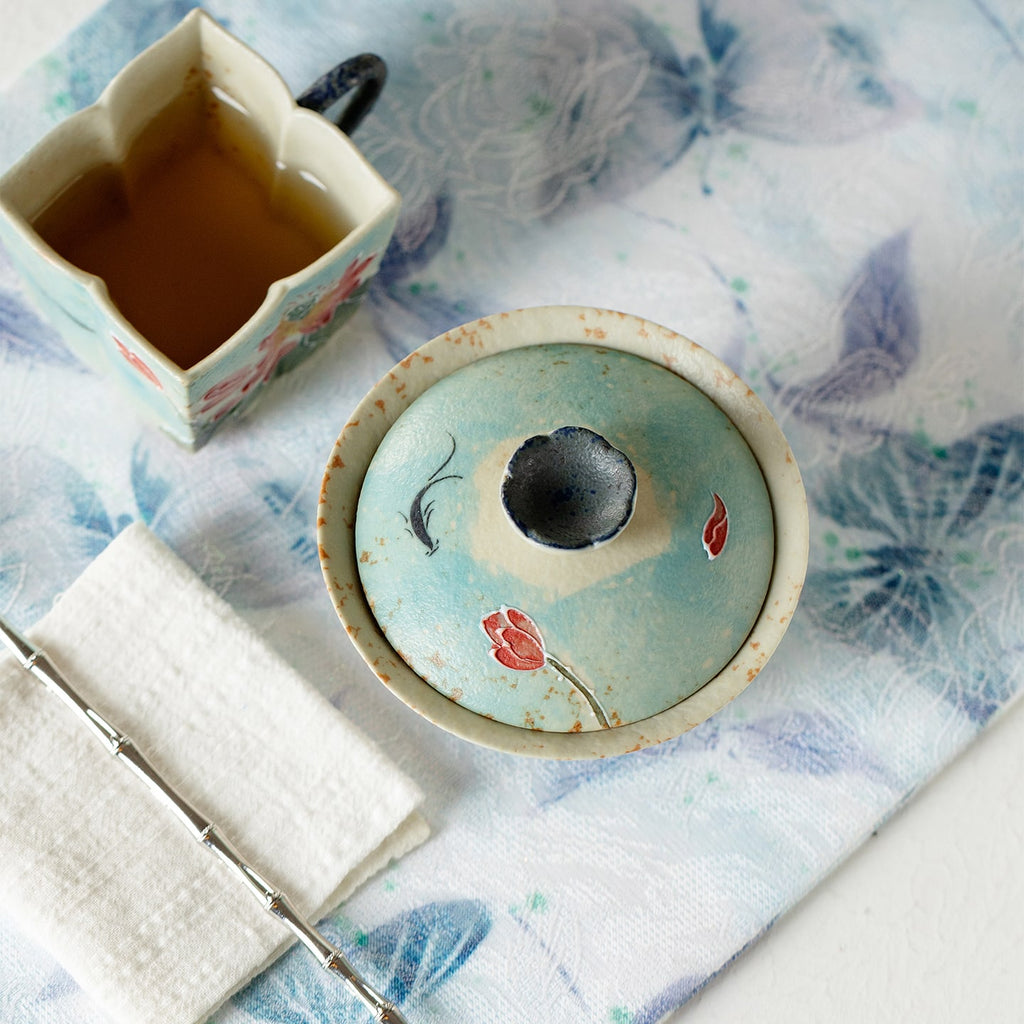 Lanting Pink Lotus Fortune Lotus Gaiwan — view 5