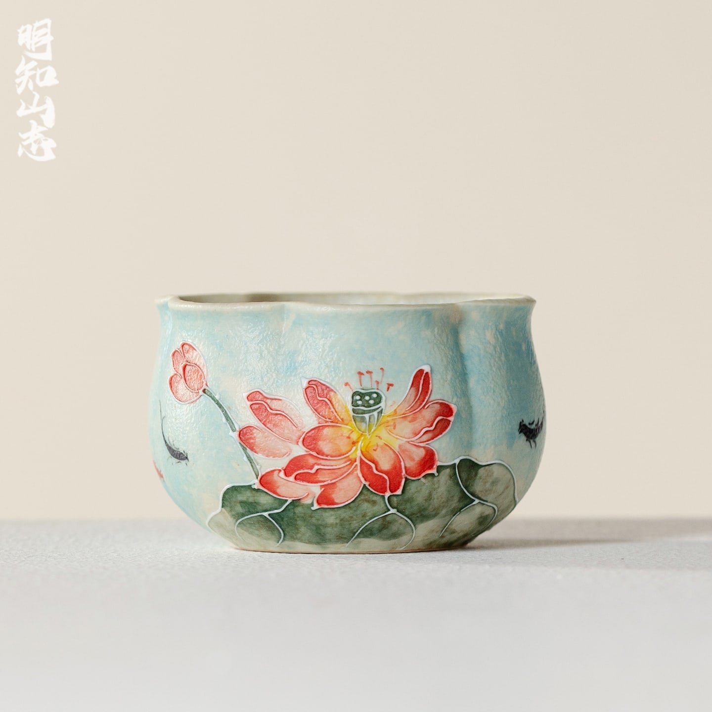 Lanting Pink Lotus Petal Tasting Cup — view 2