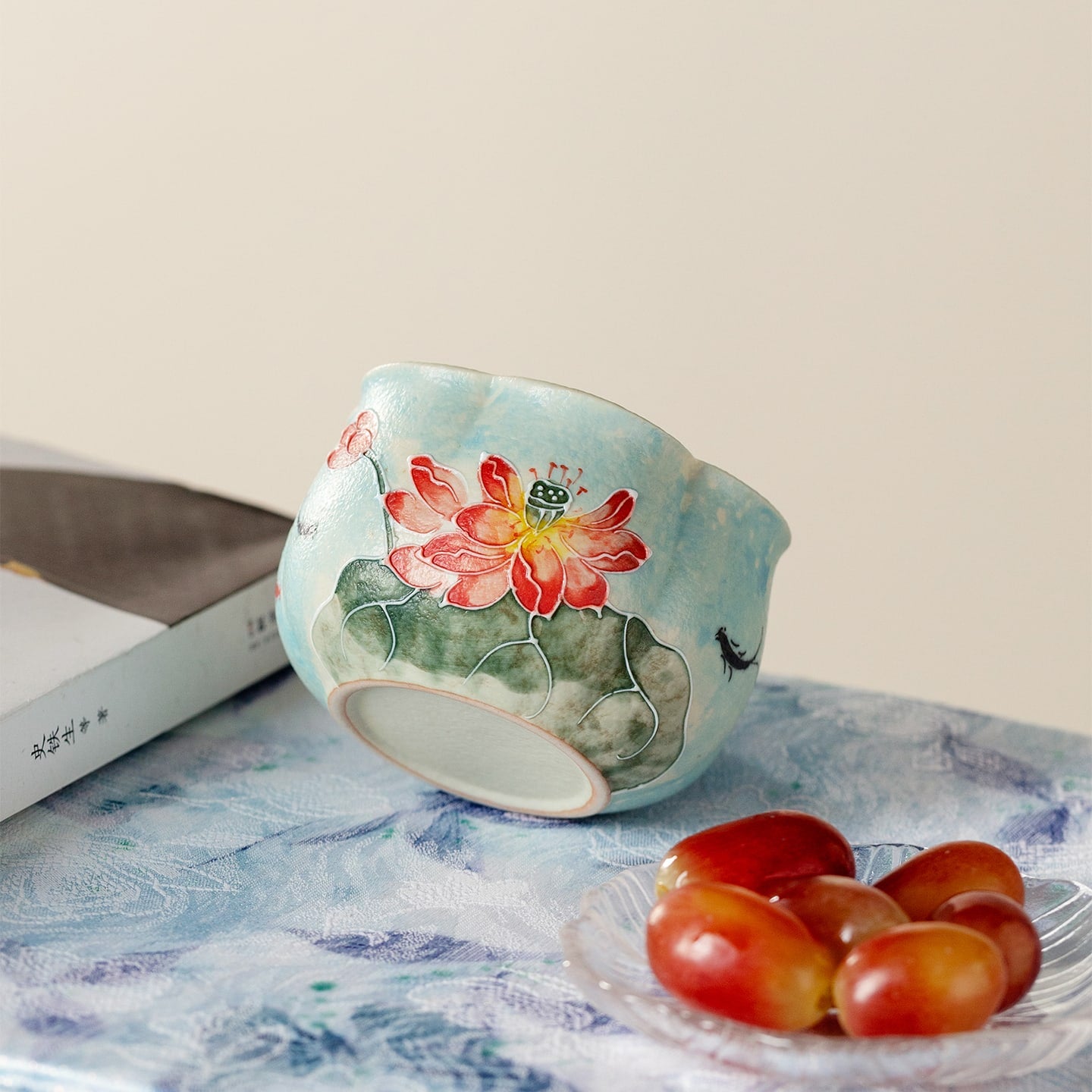 Lanting Pink Lotus Petal Tasting Cup — view 3