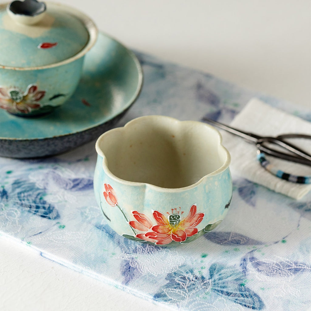 Lanting Pink Lotus Petal Tasting Cup — view 5