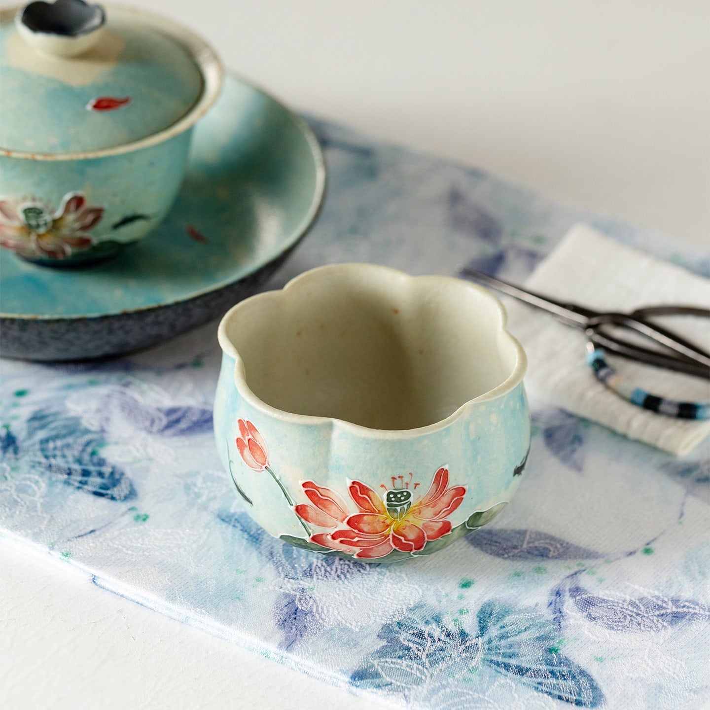 Lanting Pink Lotus Petal Tasting Cup — view 5