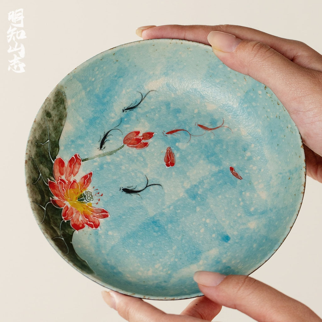 Lanting Pink Lotus Round Harmony Pot Rest — view 2