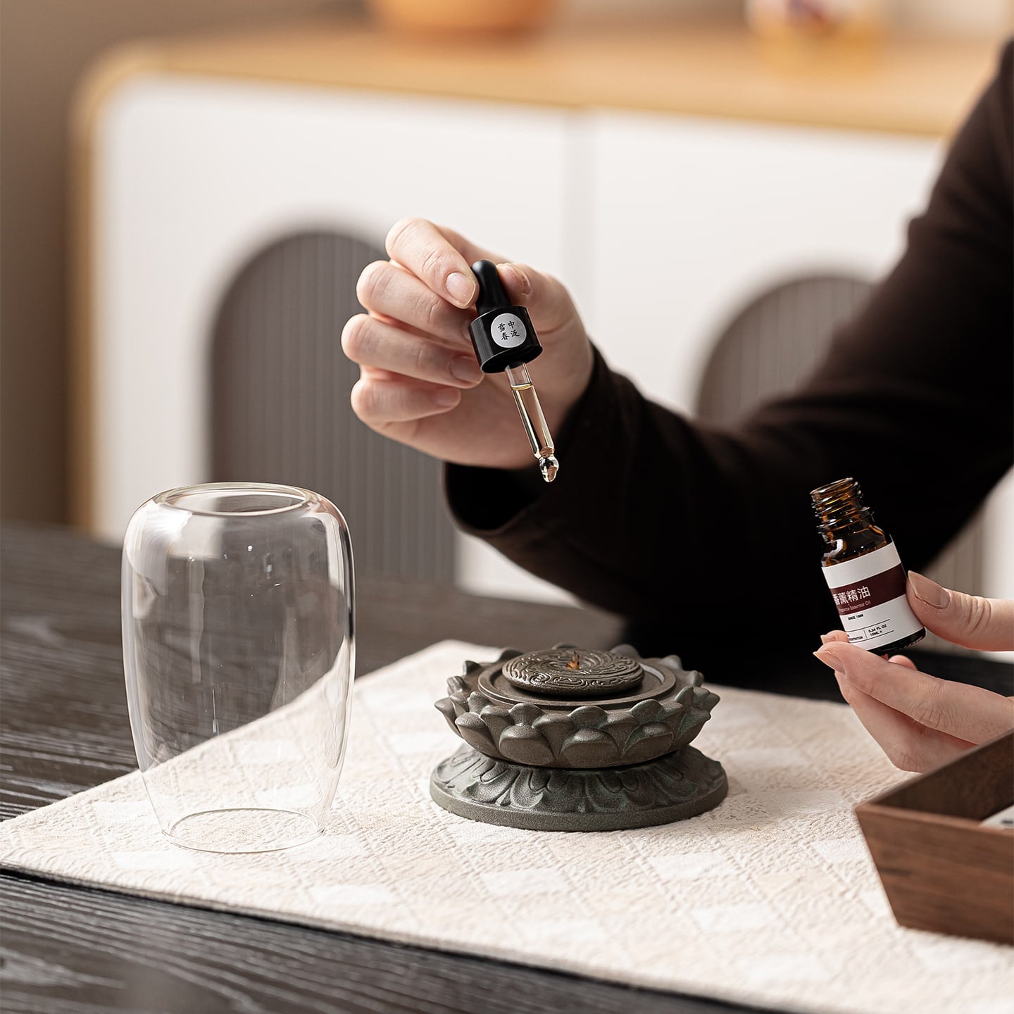 Lotus Fragrance Lamp Gift Set — view 2