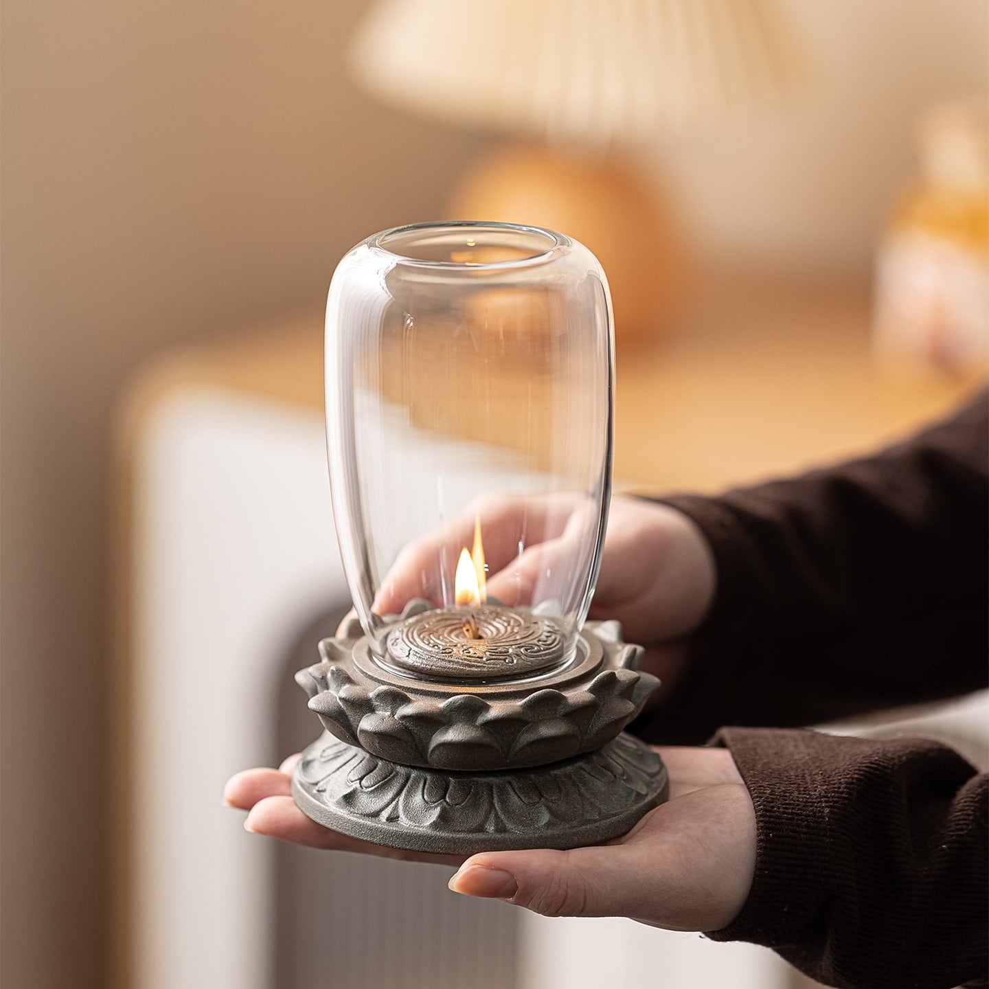 Lotus Fragrance Lamp Gift Set — view 3