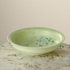 Meadow Green Hand-Painted Daisy Round Harmony Pot Rest — view 3