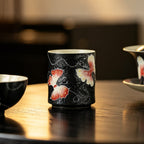 Midnight Black Zhuangzi's Butterfly Dream Bamboo-Knot Tasting Cup — view 4