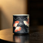 Midnight Black Zhuangzi's Butterfly Dream Bamboo-Knot Tasting Cup — view 5