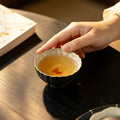 Midnight Black Zhuangzi's Butterfly Dream Chrysanthemum Tasting Cup — view 2