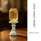 Ming-Qing Painted Candle Holder — view 5