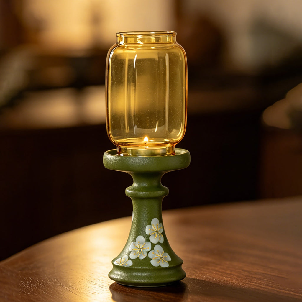 Ming-Qing Painted Candle Holder — view 7
